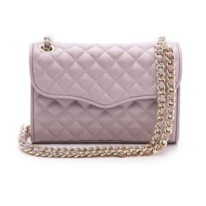 Rebecca Minkoff Mini Quilted Affair Tortora Lilac